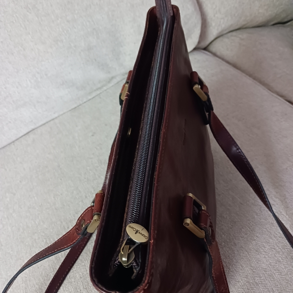 Gianni & Conii cognac leather shoulders bag - Picture 8 of 16